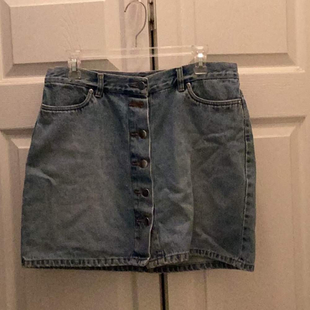 🦋Moda International Denim Skirt Size 12 So Much Fun To Wear 🦋
